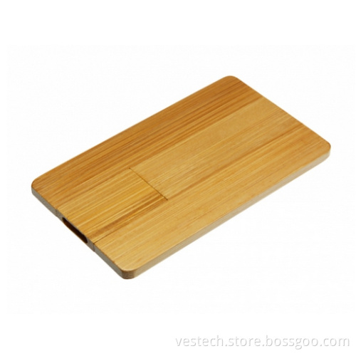 OEM Wooden Custom Credit Card USB